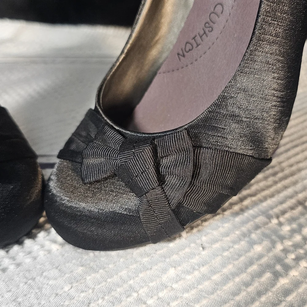 Black Jellypop Elva Dress Heel Size 9 Comfort Cushion Soles - Picture 9 of 10